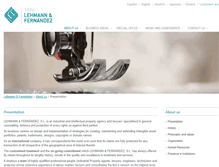 Tablet Screenshot of lehmann-fernandez.com
